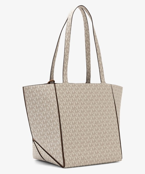 MICHAEL KORS(マイケルコース)の「JORDI コンバーチブル シンチ トート ミディアム - MKシグネチャー(トートバッグ・レディース・ホワイト系その他・FREE)」の3枚目の写真