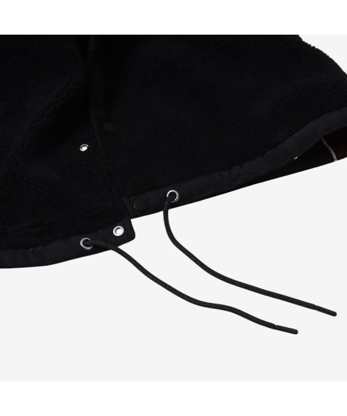 Reebok（リーボック）の「Reversible Boa Jacket REBOOT 90's（ブルゾン・メンズ・ブラック×レッド/ブラック×グレー/ネイビー・SMALL/X-LARGE/LARGE/MEDIUM）」の6枚目の写真