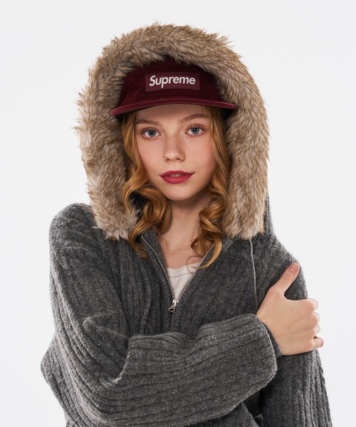 WISH FOR EVER(ウィッシュフォーエバー)の「【 4color / 3size 】REMOVABLE FAUX FUR,FEEL-GOOD CABLE KNIT HOODIE(パーカー・メンズ・グレー/ネイビー/ブラウン/バーガンディー・SMALL/MEDIUM/LARGE)」の20枚目の写真