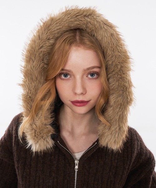 セール】【 4color / 3size 】REMOVABLE FAUX FUR，FEEL-GOOD CABLE