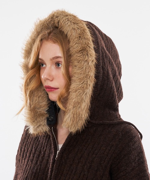 セール】【 4color / 3size 】REMOVABLE FAUX FUR，FEEL-GOOD CABLE