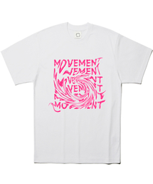 ミックスホリック ビビッドピンクTシャツ ホワイト