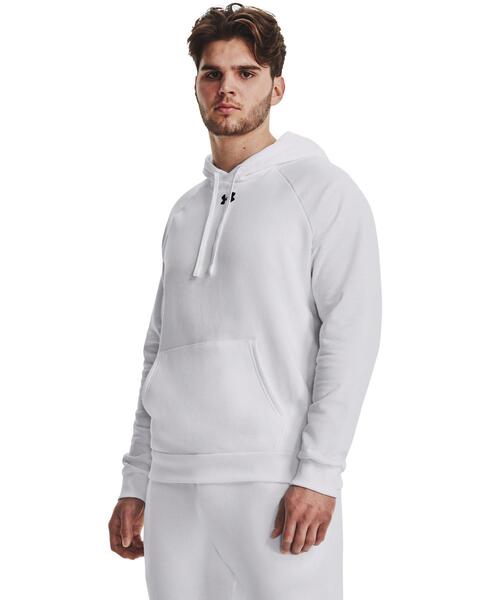UNDER ARMOUR(アンダーアーマー)の「UAライバルフリース フーディー(トレーニング/メンズ)(スウェット・メンズ・ホワイト・L/2XL/S/XL/M)」の1枚目の写真