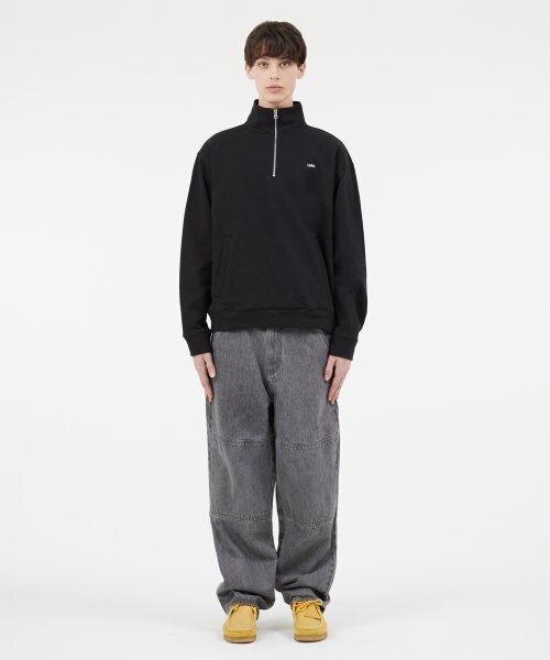 LMCの「BOX QUARTER ZIP SWEATSHIRT black(スウェット・レディース・その他・SMALL/LARGE)」の2枚目の写真