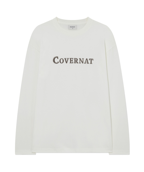 COVERNAT(カバーナット)の「ボールドロゴロングスリーブ Off White(Tシャツ/カットソー・レディース・その他・SMALL/MEDIUM/LARGE/X-LARGE)」の1枚目の写真