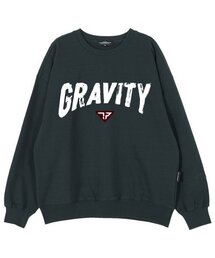 グラビティオーバーサイズドロップショルダースウェット_グリーン