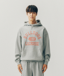 YALE（イェール）の「ヘビーウェイトラクロス82リバースウィーブフード_グレー（パーカー）」