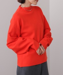 Bou Jeloud | 袖バルーンジャガードニットプルオーバー(ニット/セーター)