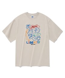 リバティ 半袖Tシャツ ベージュ