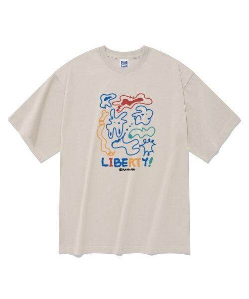 RADINEO(ラディネオ)の「リバティ 半袖Tシャツ ベージュ(Tシャツ/カットソー・メンズ・その他・LARGE/MEDIUM/SMALL/X-LARGE)」の1枚目の写真