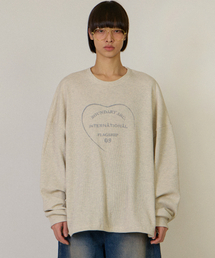 bounDary（バウンダリー）の「ルーズフィットワッフルストリングスウェット [オートミール]（スウェット）」
