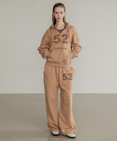SSIN AND LEE(シンアンドリー)の「(UNI) ラスティコットンスウェットパンツベージュ(スウェットパンツ・レディース・その他・MEDIUM/LARGE/SMALL)」の6枚目の写真