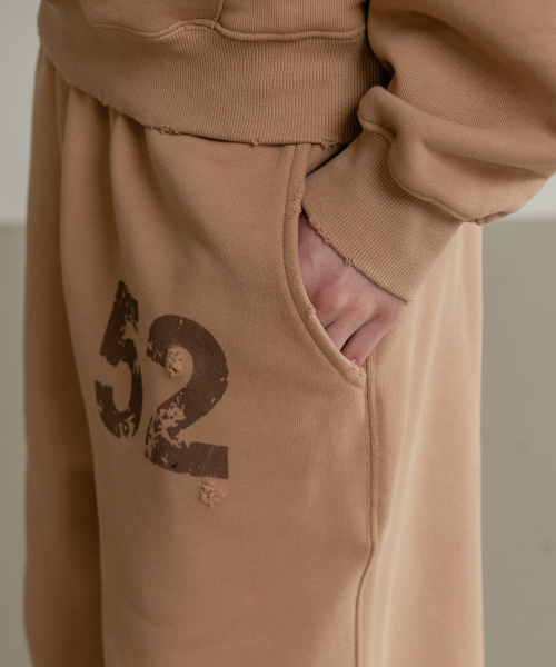 SSIN AND LEE(シンアンドリー)の「(UNI) ラスティコットンスウェットパンツベージュ(スウェットパンツ・レディース・その他・MEDIUM/LARGE/SMALL)」の8枚目の写真
