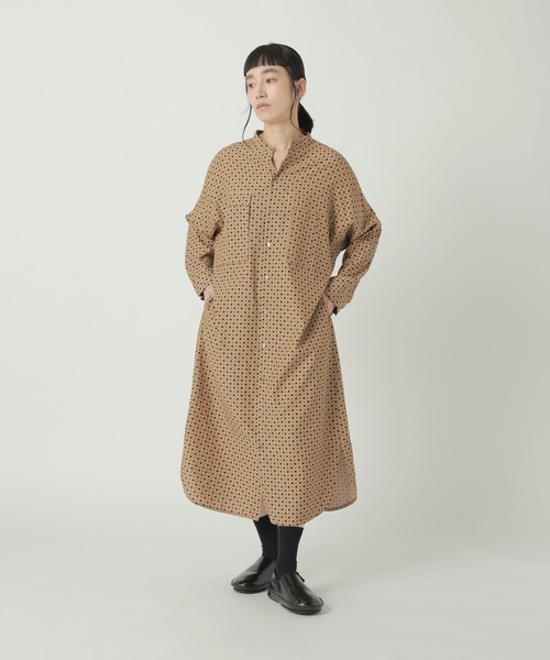 ZUCCa（ズッカ）の「DOT SQUARE PRINT / ワンピース（ワンピース・レディース・ブラック・M size）」の4枚目の写真