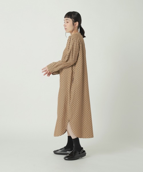 ZUCCa（ズッカ）の「DOT SQUARE PRINT / ワンピース（ワンピース・レディース・ブラック・M size）」の5枚目の写真