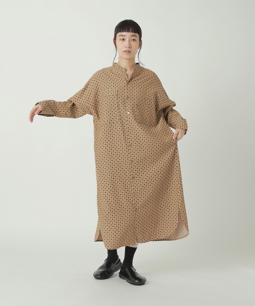 ZUCCa（ズッカ）の「DOT SQUARE PRINT / ワンピース（ワンピース・レディース・ブラック・M size）」の7枚目の写真