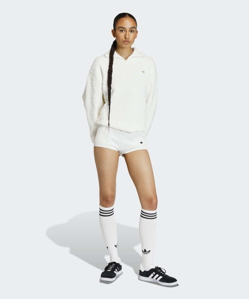 ニット ハーフジップ スウェットシャツ / アディダスオリジナルス