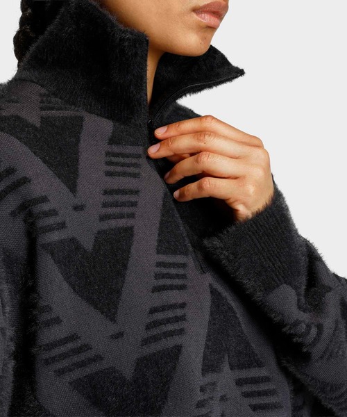 ニット ハーフジップ スウェットシャツ / アディダスオリジナルス