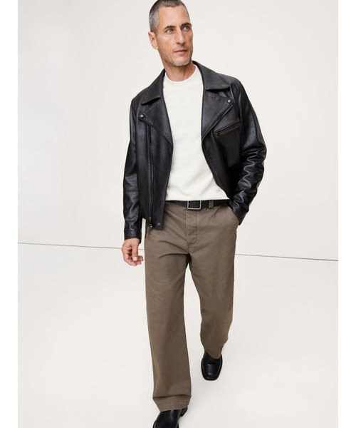 Banana Republic（バナナリパブリック）の「リラックス ジャージーコットン クルーネックTシャツ（Tシャツ/カットソー・メンズ・アイボリー/ネイビー/カーキ・S/L/M/XL）」の4枚目の写真