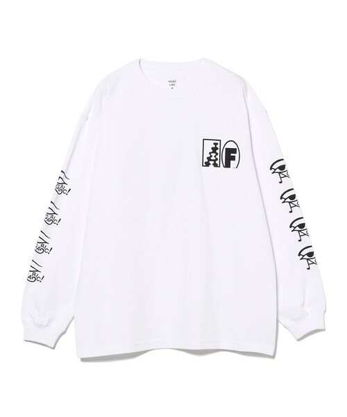 BEAMS T(ビームスティー)の「MPK STUDIO × DeMarcoLab × AGARIC FLY × BEAMS T / LONG SLEEVE T-SHIRT(Tシャツ/カットソー・メンズ・ホワイト・L/XL/M/S)」の2枚目の写真