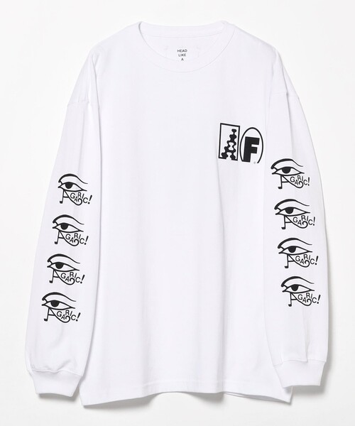 BEAMS T(ビームスティー)の「MPK STUDIO × DeMarcoLab × AGARIC FLY × BEAMS T / LONG SLEEVE T-SHIRT(Tシャツ/カットソー・メンズ・ホワイト・L/XL/M/S)」の5枚目の写真