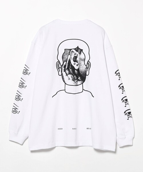 BEAMS T(ビームスティー)の「MPK STUDIO × DeMarcoLab × AGARIC FLY × BEAMS T / LONG SLEEVE T-SHIRT(Tシャツ/カットソー・メンズ・ホワイト・L/XL/M/S)」の6枚目の写真