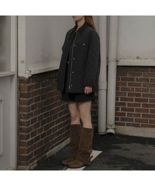 KNOWNBETTER（ノウンベター）の「3onz warm quilting jumper_[2color]（ダウンジャケット/コート・レディース・ネイビー/Beige・FREE）」の8枚目の写真
