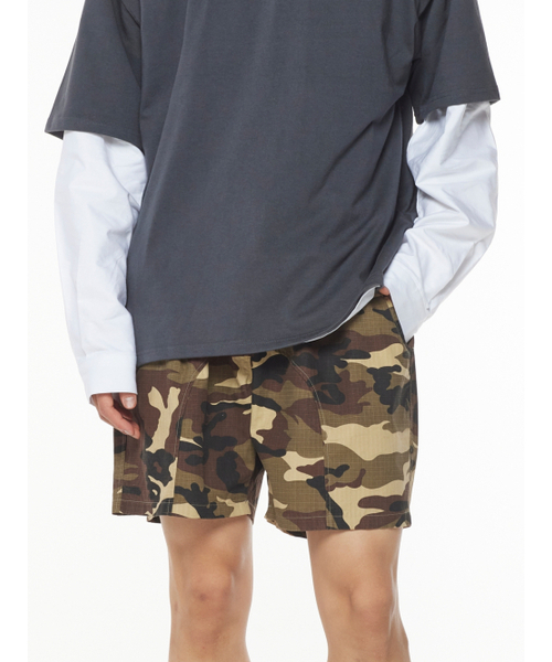 THESTORI(ザ・ストリ)の「カモショーツパンツ(ベージュ)(その他パンツ・メンズ・その他・1(M)/2(L))」の1枚目の写真