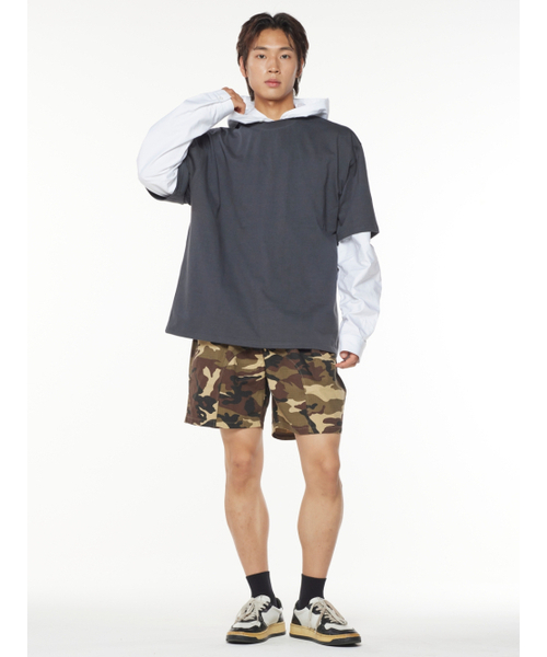 THESTORI(ザ・ストリ)の「カモショーツパンツ(ベージュ)(その他パンツ・メンズ・その他・1(M)/2(L))」の3枚目の写真