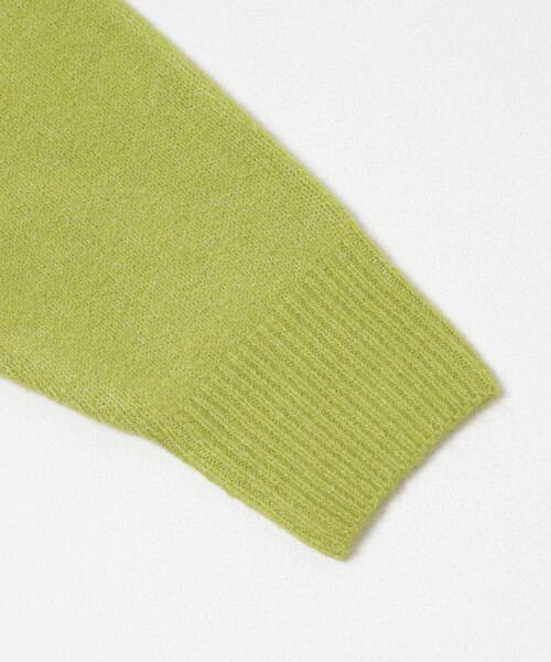 ITEMS URBANRESEARCH（アイテムズ アーバンリサーチ）の「サイドスリットニットプルオーバー（ニット/セーター・レディース・チャコールグレー/オレンジ/グリーン系その他/ブルー・FREE）」の12枚目の写真