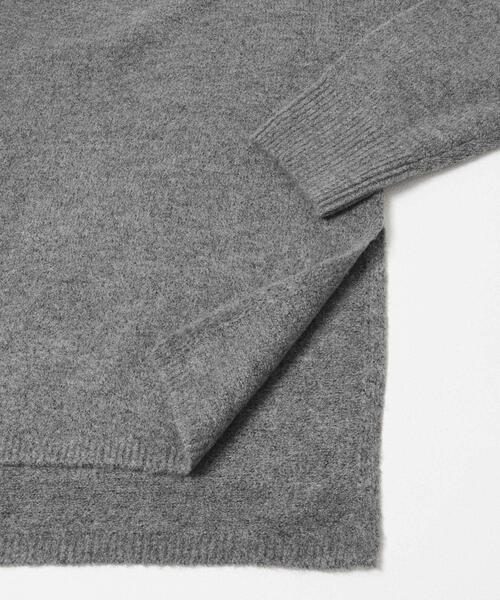 ITEMS URBANRESEARCH（アイテムズ アーバンリサーチ）の「サイドスリットニットプルオーバー（ニット/セーター・レディース・チャコールグレー/オレンジ/グリーン系その他/ブルー・FREE）」の19枚目の写真