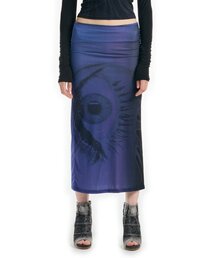BADEE（ベディー）の「Pupil Maxi Mesh Skirt Blue（スカート）」