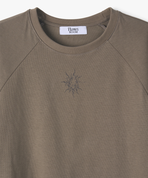 FLAWSROOM(フローズルーム)の「サンライズTシャツ カーキ(Tシャツ/カットソー・メンズ・その他・MEDIUM/LARGE)」の4枚目の写真