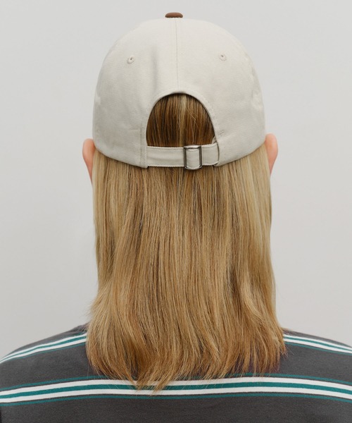 MARITHE + FRANCOIS GIRBAUD（マリテフランソワジルボー）の「CLASSIC LOGO 6PANEL COLOR BLOCK CAP（キャップ・レディース・ダークブラウン/Navy/ブラウン・フリー）」の15枚目の写真