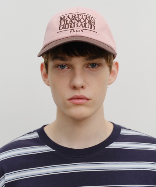 MARITHE + FRANCOIS GIRBAUD（マリテフランソワジルボー）の「CLASSIC LOGO 6PANEL COLOR BLOCK CAP（キャップ・レディース・ダークブラウン/Navy/ブラウン・フリー）」の16枚目の写真