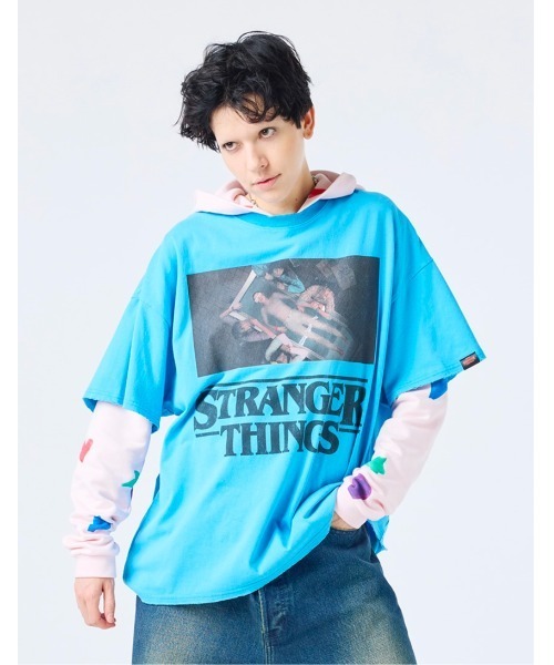 Little sunny bite(リトルサニーバイト)の「《Little sunny bite》stranger things x little sunny bite photo big tee(Tシャツ/カットソー・レディース・ブラック/ホワイト・SMALL/MEDIUM)」の7枚目の写真
