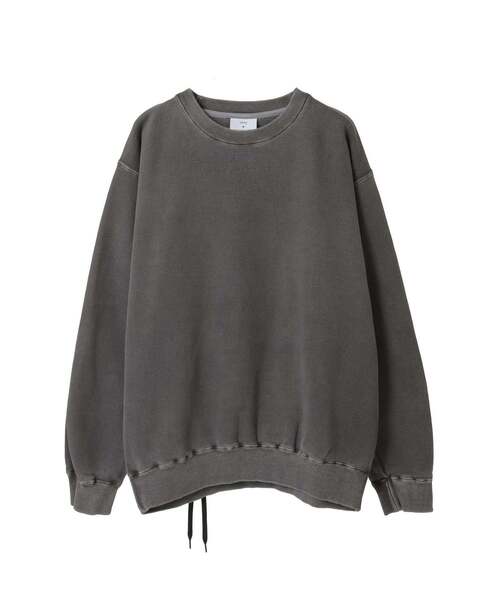 CONVERSE TOKYO（コンバーストウキョウ）の「PIGMENT DYE SPINDLE STAR★ SWEAT（スウェット・レディース・ネイビー/ブラック/ベージュ・SMALL/MEDIUM）」の4枚目の写真