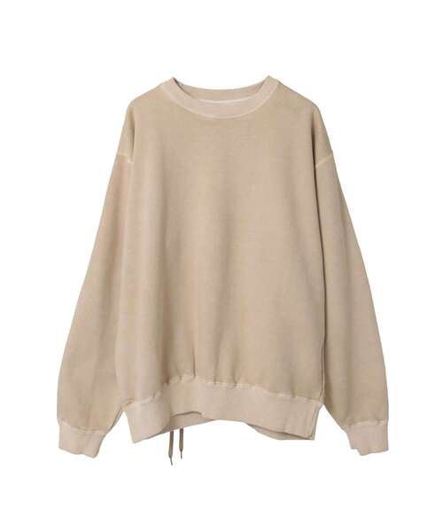 CONVERSE TOKYO（コンバーストウキョウ）の「PIGMENT DYE SPINDLE STAR★ SWEAT（スウェット・レディース・ネイビー/ブラック/ベージュ・SMALL/MEDIUM）」の6枚目の写真