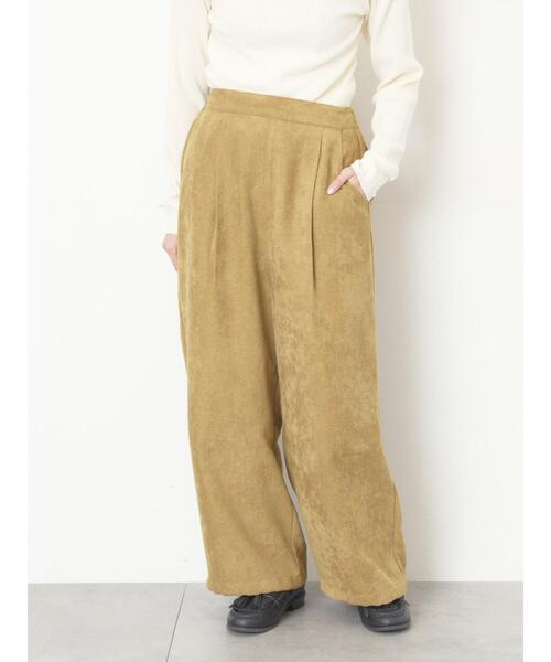 Samansa Mos2（サマンサ モスモス）の「【M/Lサイズ】裾絞りタック