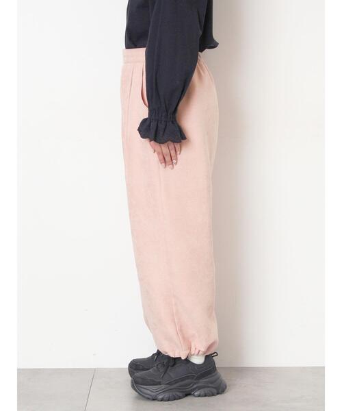セール】【M/Lサイズ】裾絞りタックパンツ（その他パンツ）｜Samansa