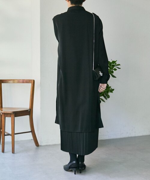 ear PAPILLONNER（イアパピヨネ）の「キャミセットワンピース【SUM1 STYLE】（ワンピース・レディース・ブラック/ブルー系その他/キャメル・FREE）」の6枚目の写真