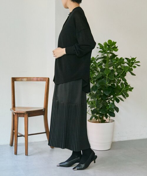 ear PAPILLONNER（イアパピヨネ）の「キャミセットワンピース【SUM1 STYLE】（ワンピース・レディース・ブラック/ブルー系その他/キャメル・FREE）」の11枚目の写真