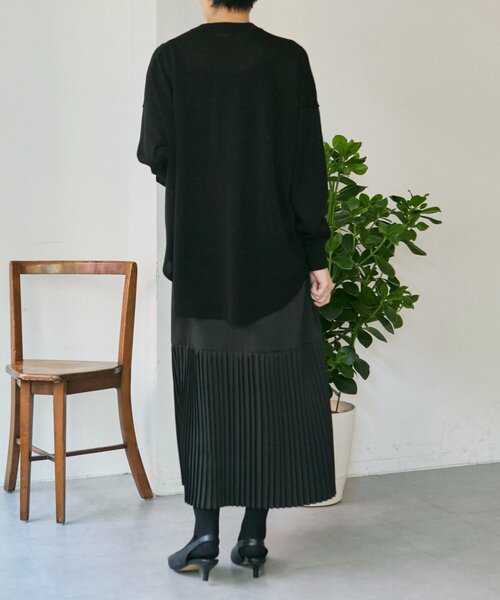 ear PAPILLONNER（イアパピヨネ）の「キャミセットワンピース【SUM1 STYLE】（ワンピース・レディース・ブラック/ブルー系その他/キャメル・FREE）」の12枚目の写真