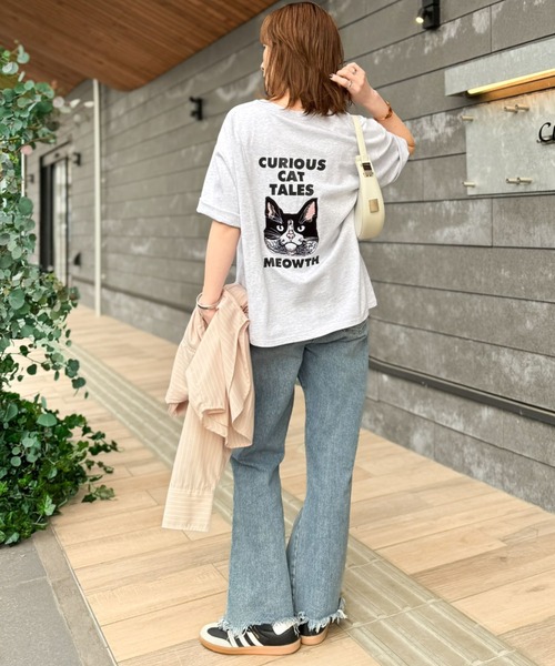 Java(ジャバ)の「《JaVaジャバコラボ》アニマルサガラ刺繍ワッペン付き 綿100%半袖Tシャツ(Tシャツ/カットソー・メンズ・杢グレー/チャコールグレー/ベージュ・SMALL/MEDIUM/LARGE)」の4枚目の写真