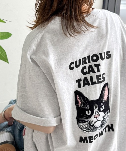 Java(ジャバ)の「《JaVaジャバコラボ》アニマルサガラ刺繍ワッペン付き 綿100%半袖Tシャツ(Tシャツ/カットソー・メンズ・杢グレー/チャコールグレー/ベージュ・SMALL/MEDIUM/LARGE)」の12枚目の写真