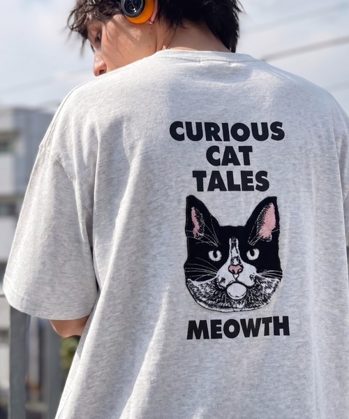 Java(ジャバ)の「《JaVaジャバコラボ》アニマルサガラ刺繍ワッペン付き 綿100%半袖Tシャツ(Tシャツ/カットソー・メンズ・杢グレー/チャコールグレー/ベージュ・SMALL/MEDIUM/LARGE)」の13枚目の写真