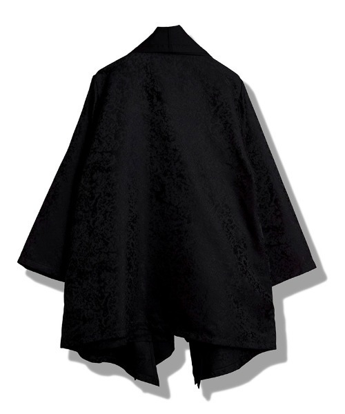 NO ID.(ノーアイディ)の「mcg3758-フレキシブルレイヤードガウン(458006-400J)(カーディガン/ボレロ・メンズ・ブラック系その他/グレー/ブラック・ONE SIZE)」の13枚目の写真
