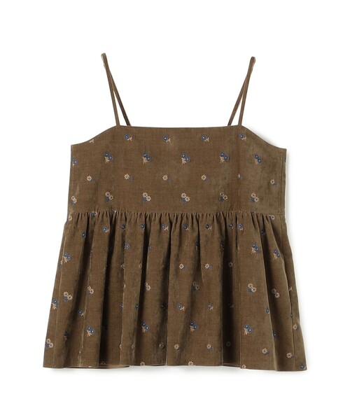 TOMORROWLAND collection(トゥモローランドコレクション)の「フルーロンベル キャミソールトップス(その他トップス・レディース・ブラウン系その他・36)」の1枚目の写真