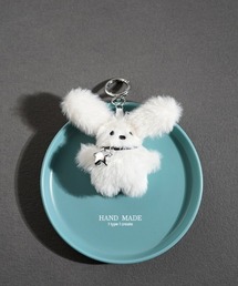 Vini（ヴィニ）の「もふもふ ホワイト アニマル ぬいぐるみ キーホルダー（キーホルダー）」