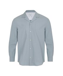 SOLEW（ソル）の「オープンカラー長袖シャツ_ミント（シャツ/ブラウス）」
